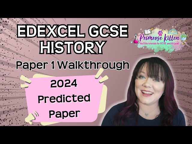 Edexcel | GCSE | History | Paper 1 | Option 10: Crime and Punishment | 2024 Predicted Paper
