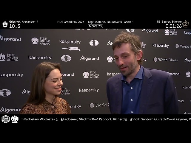"Once You Get This Reputation People Find ANYTHING You Say Funny "— Alexander Grischuk