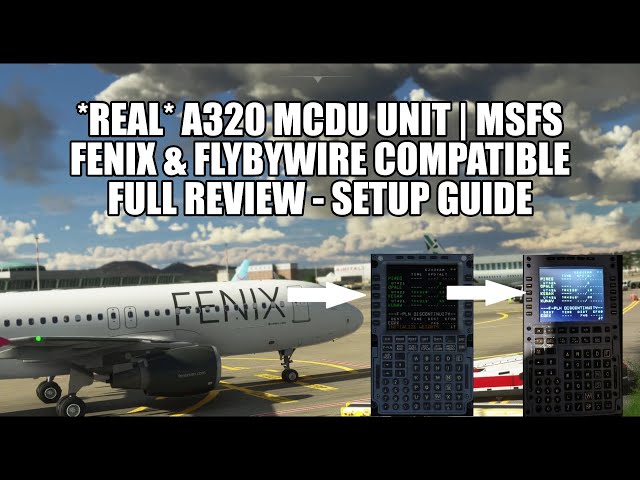 *Real* A320 MCDU Unit - Fenix & FlyByWire A32NX Compatible | Full Review & Setup Guide