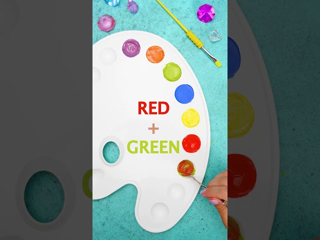Let's Learn How to Easily Mix Paint Colors for Kids #mixcolor