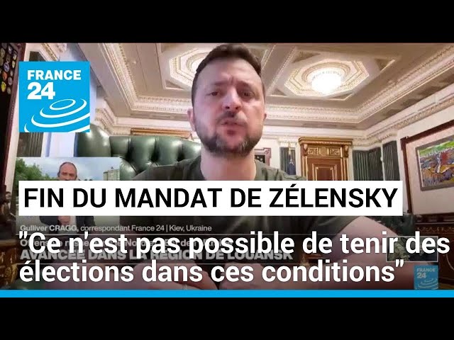 Fin du mandat de Zelensky : "Ce n'est pas possible de tenir des élections dans ces conditions"
