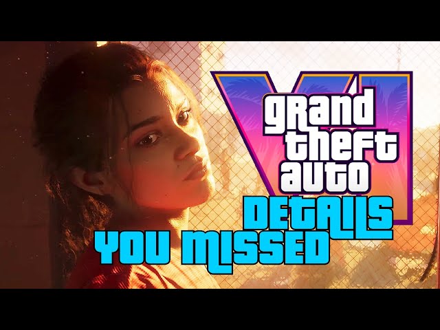 8 COOL Details You Missed in The GTA VI Trailer