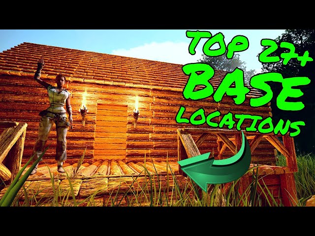 The TOP 27+ SOLO Player and PVE BASE LOCATIONS on Ark Survival Ascended!!