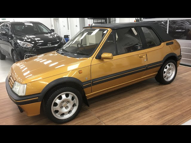 My 1993 Peugeot 205 1.9 CTI Cabriolet Walkaround Exhaust Sound, Drive & Electric Roof GTi