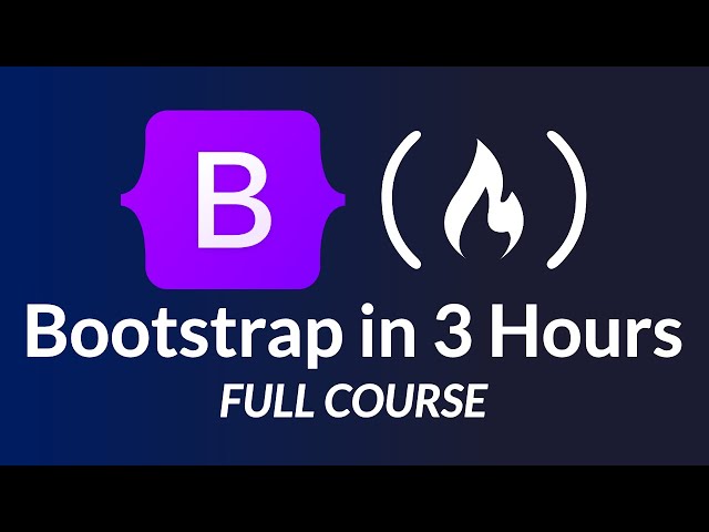 Bootstrap CSS Framework - Full Course for Beginners