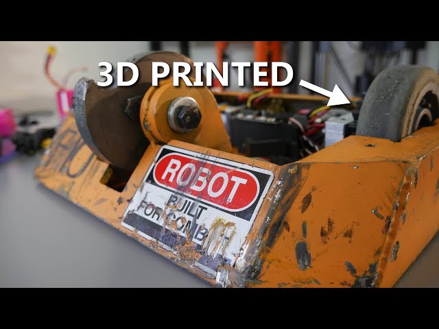 3D Print Durability in Robot Combat (the Chronicles of Vanguard)