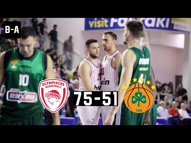 Olympiacos - Panathinaikos 75-51 | Full Highlights | Greek Super Cup Final | 30.09.2023