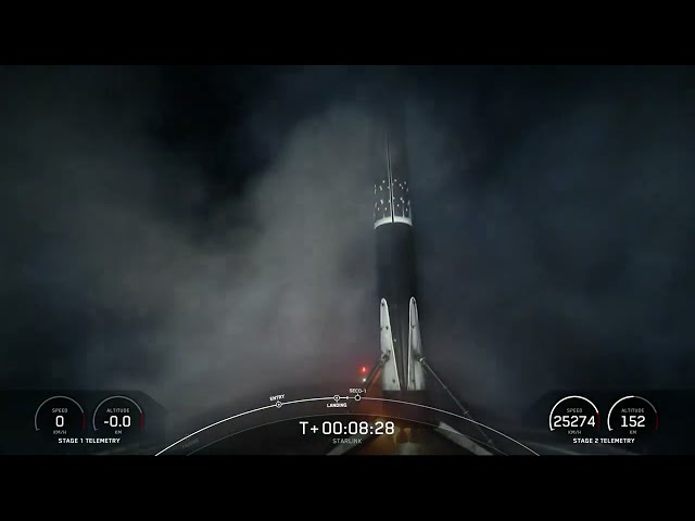 TOUCHDOWN! SpaceX Falcon 9 B1067-19 (Starlink 6-55)
