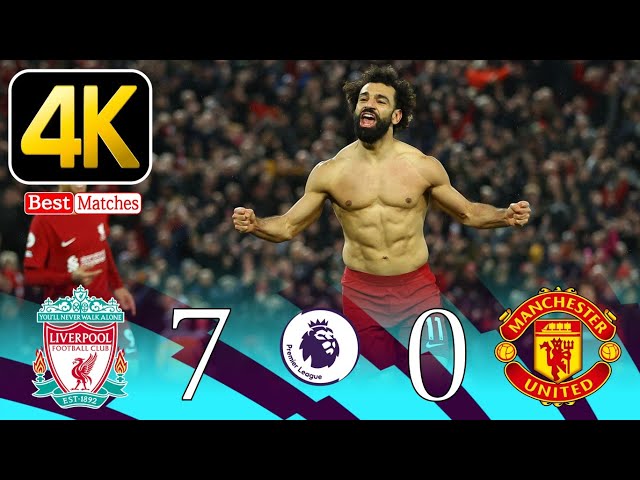 Liverpool 7-0 Man United ■ 4K UHD ■ Premier league 2023 ■ خليل البلوشى
