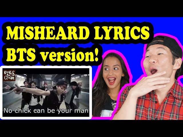 BTS TRY NOT TO LAUGH Misheard Lyrics REACTION!!!