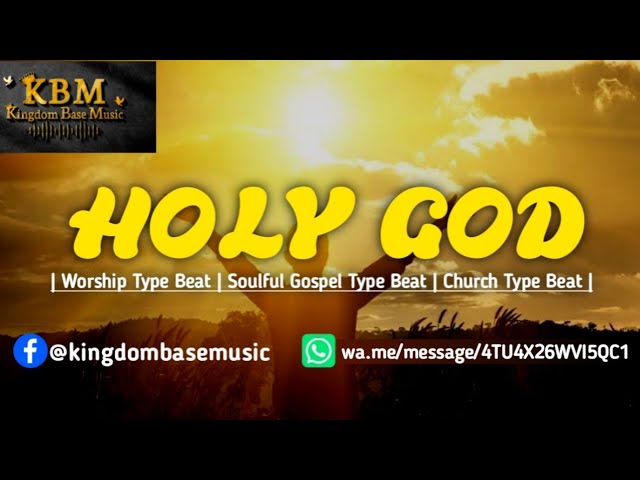 Holy God - Christian worship type Beat