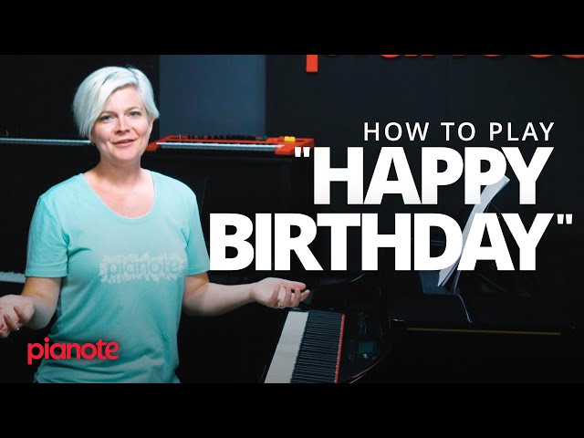 How To Play Happy Birthday On The Piano (Basic & Jazzy Version)