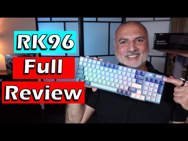 Royal Kludge RK96 RGB gaming wireless mechanical keyboard TKL Full Review