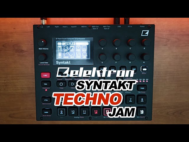 Elektron Syntakt - Techno Jam