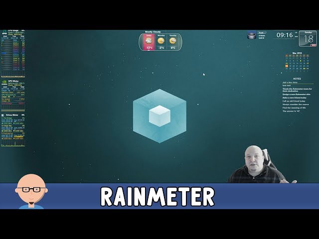 Nerd Basics - Using Rainmeter to Customize Your Desktop