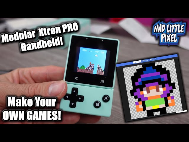 A Modular Gaming Handheld Designed For You To Make Your OWN GAMES! Xtron Pro Review