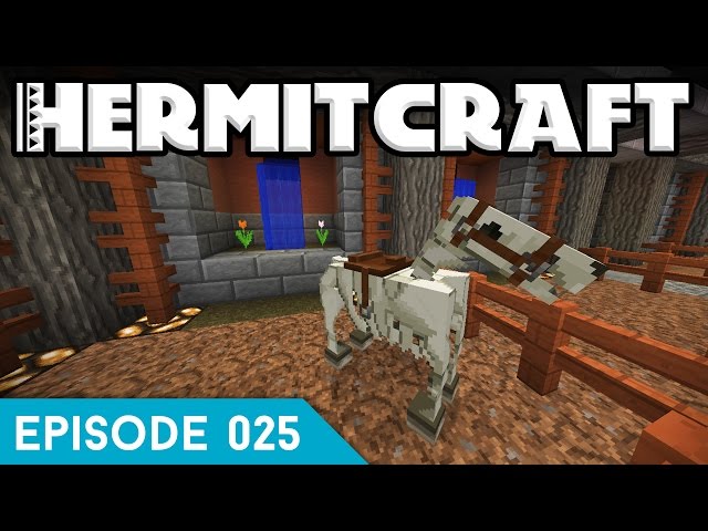 Hermitcraft IV 025 | MESA HORSE STABLES | A Minecraft Let's Play