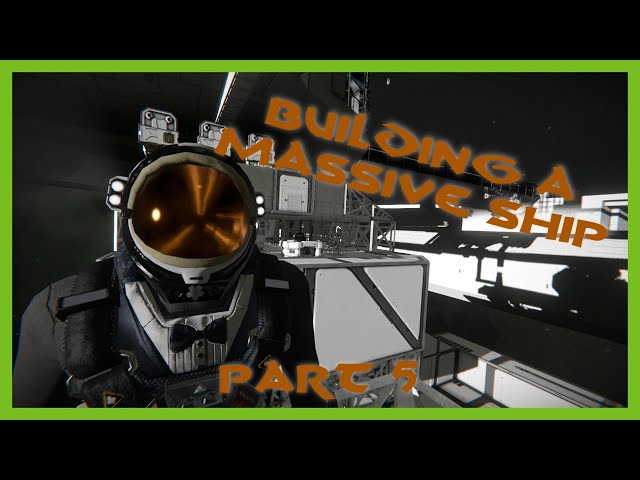 Massive Ship Build Part 5! Observation Deck Continued #spaceengineers #letsplay