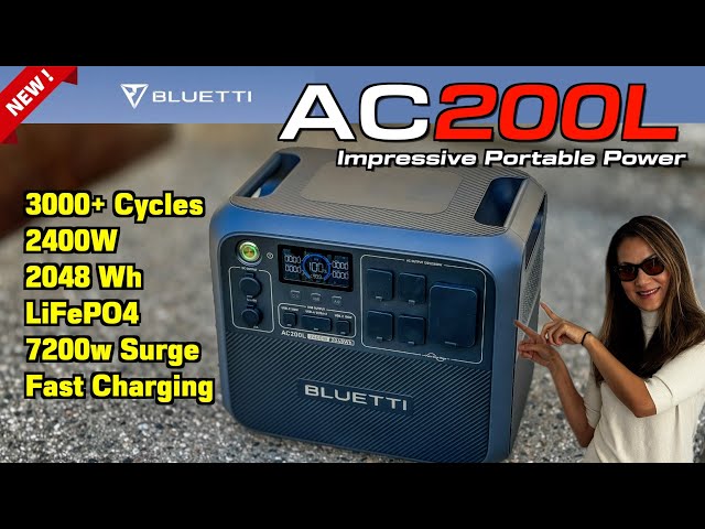 Bluetti AC200L Solar Generator // Power Anything You Want, Anywhere