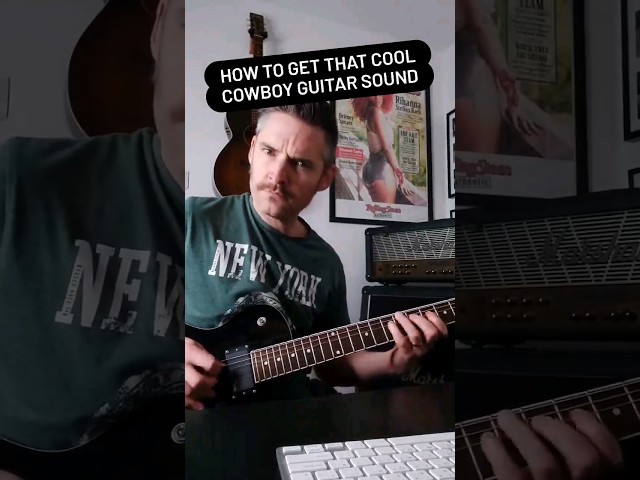 How to get that cool sounding cowboy guitar sound.This is keeping it very simple.