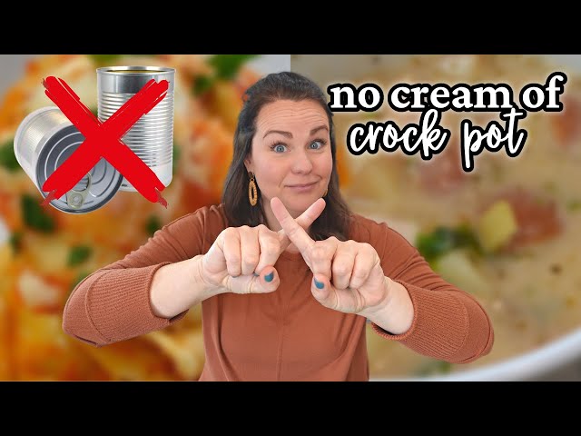 6 BEST CROCK POT Recipes WITHOUT "Cream of" soups | EASIEST recipes without canned soup