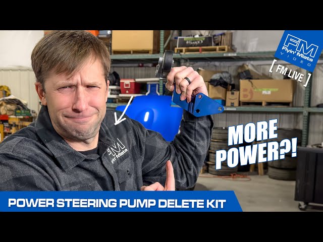 MORE POWER!?  Ditch that Power Steering Pump! (FM Live 1-18-24)