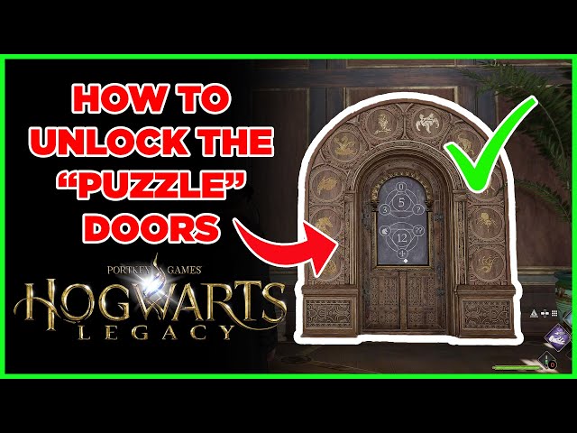 *EASY* How To UNLOCK PUZZLE DOORS (Arithmancy Doors) in Hogwarts Legacy [QUICK GUIDE]