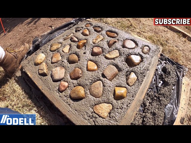 How to Make Decorative Concrete Pavers with Big Rock DIY