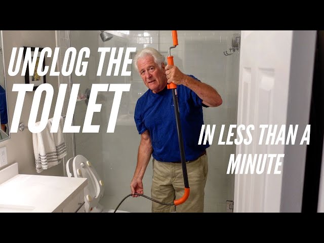 How to Use a Closet Auger in 36 Seconds | why you need a closet auger and not a plunger