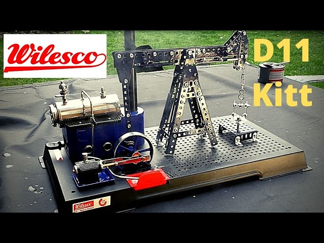 Wilesco D11 kit built live steam engine