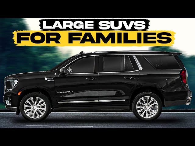 Best Large 8-SEATER SUVs for Families in 2024