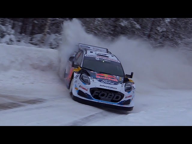 WRC Rally Sweden 2024 - Shakedown - Flat Out action