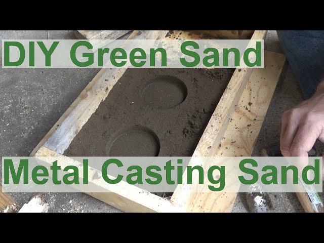 Making Green Sand Casting Sand For Melting Aluminum