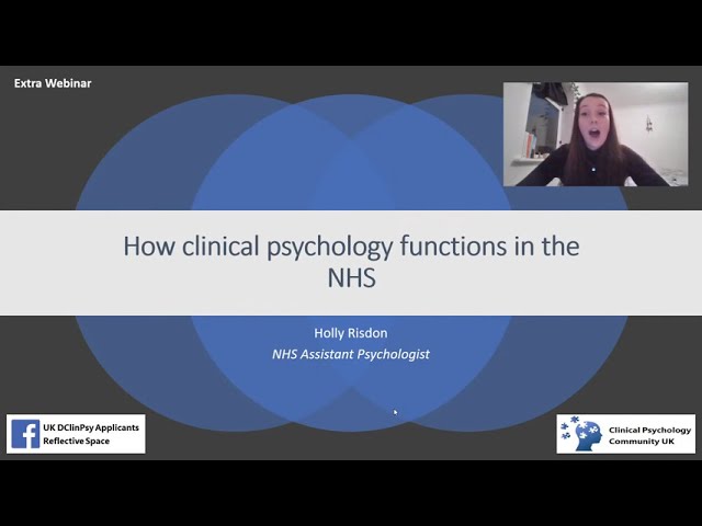 How Clinical Psychology Functions in the NHS