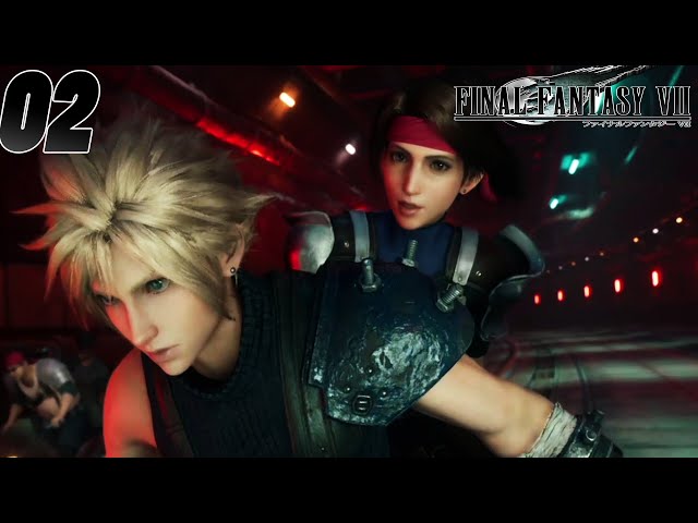 Final Fantasy VII Remake: Walkthrough Part 02 - Shinra Revenge - No Commentary - Japanese Dub PS4