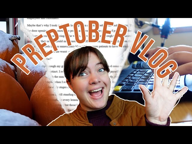 the ultimate Preptober video | outlining, characters, playlists and snow storms!