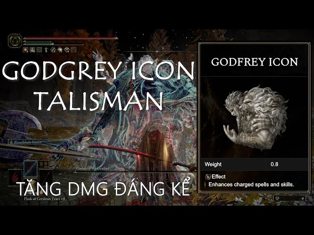 Hướng Dẫn Cách Lấy Talisman Godfrey Icon - Tăng Damage Cho Spell Đáng Kể! [Elden Ring]