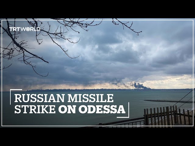 Ukraine accuses Russia of hitting Odessa's port a day after both countries signed the deal