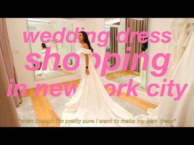 wedding dress shopping in nyc // weekend in my life, Mood Fabrics shopping, productive weekend