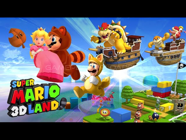 Super Mario 3D Land (2011) Nintendo 3DS - Any% Plus Luigi Rescue Mission Speedrun  [TAS]