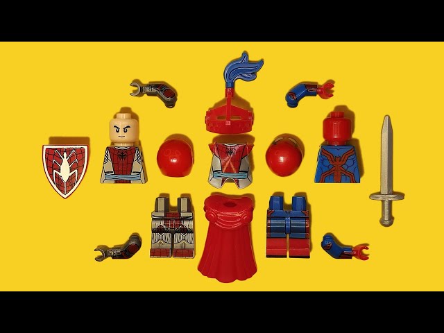 LEGO Alternative Versions Spider-Man | Medieval & Knight Spider-Man | Unofficial Minifigure | Marvel