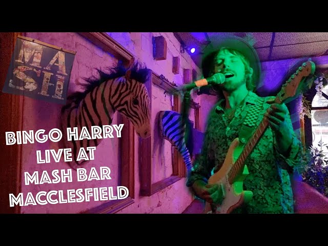 Live psych rock band Bingo Harry @ Mash Guru Macclesfield the amazing late night trippy basement bar
