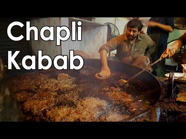 Afghanistan Street Food - Chapli Kabab in Kabul 2019