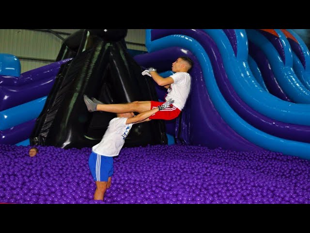 WWE MOVES AT THE INFLATABLE PARK