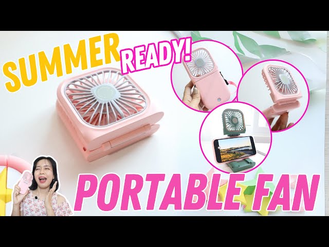 Handheld Mini fan with power bank Perfect for Summer