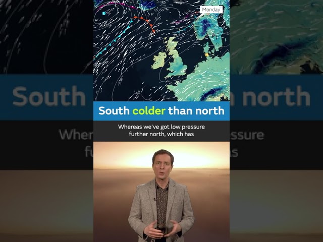 Why is the south colder than the north?