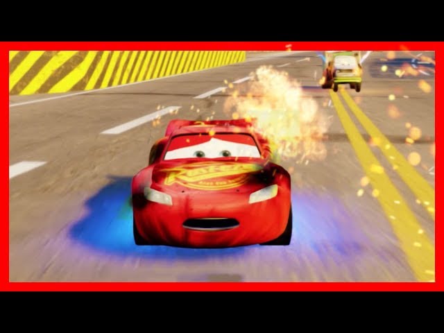 Lightning McQueen and Friends gets Blown Up! Cars 3 Driven to Win