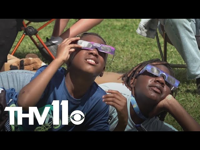 People in Little Rock share reactions after seeing total solar eclipse