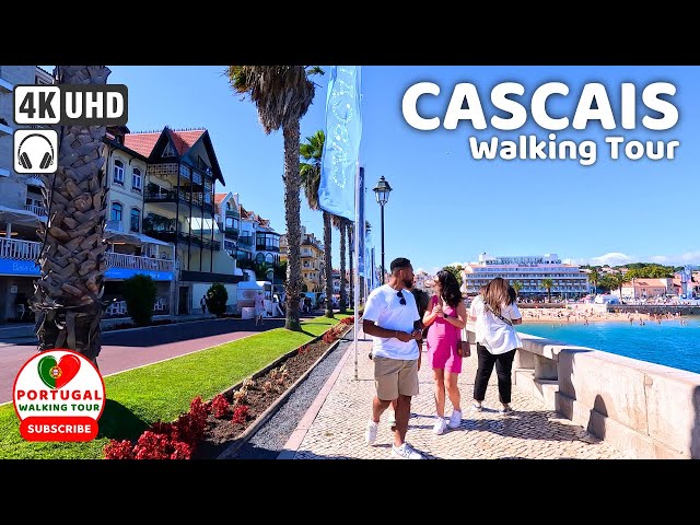 🇵🇹 [4K WALK] Cascais, Portugal Walking Tour - August 2023