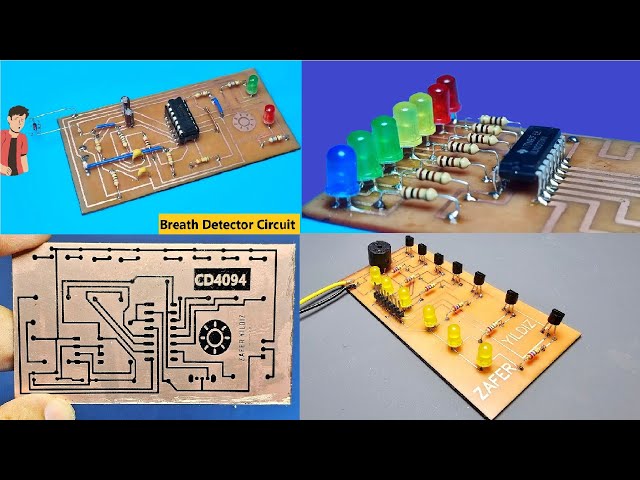 4 Popular Electronic Projects Built on Homemade PCBs